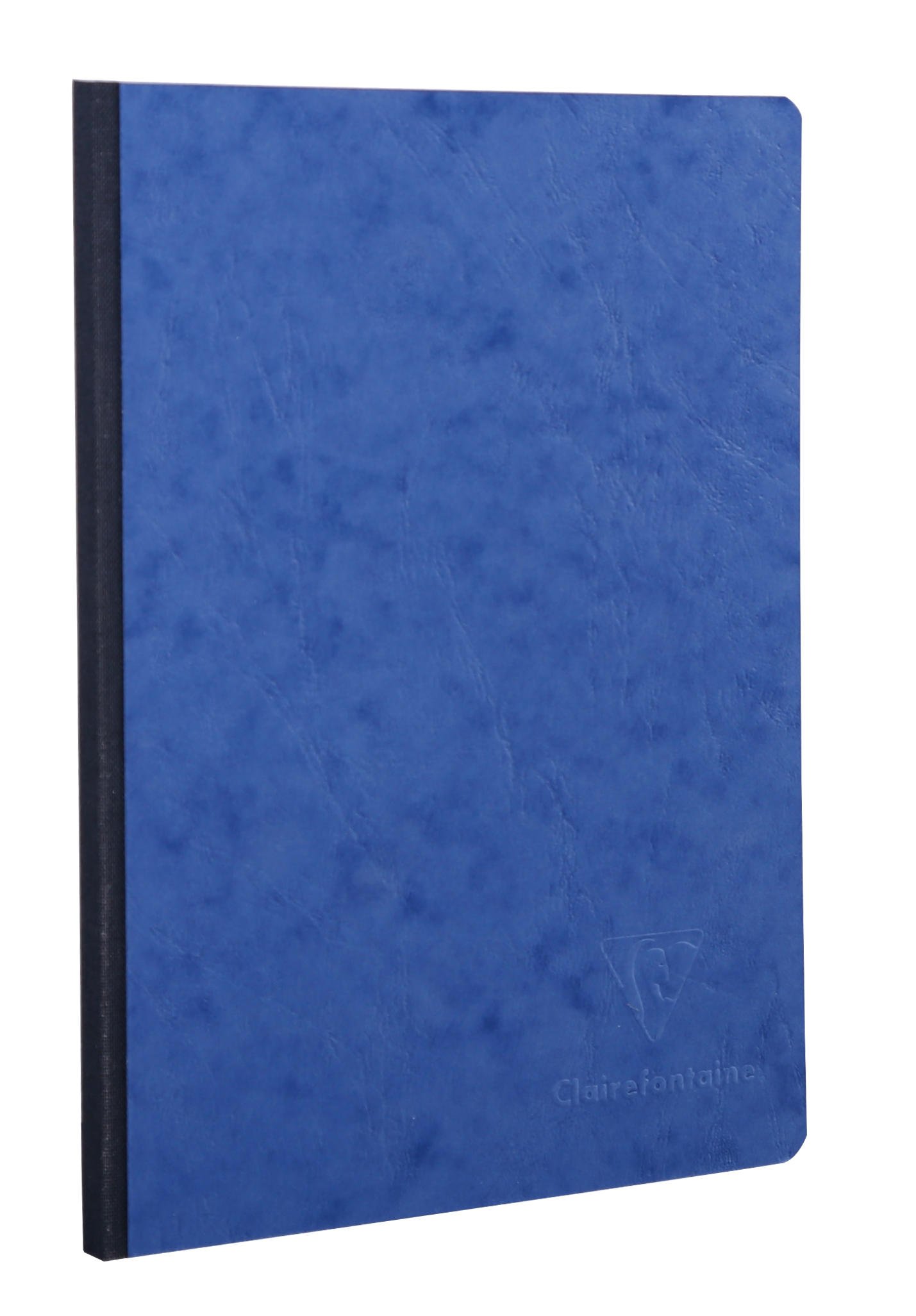Clairefontaine 791404C Age Bag Collection A Sewn Notebook with Blue Cloth Spine - A4 21x29.7cm - 192 Plain White Pages - Paper 90 g - Leather Grain Cover Card