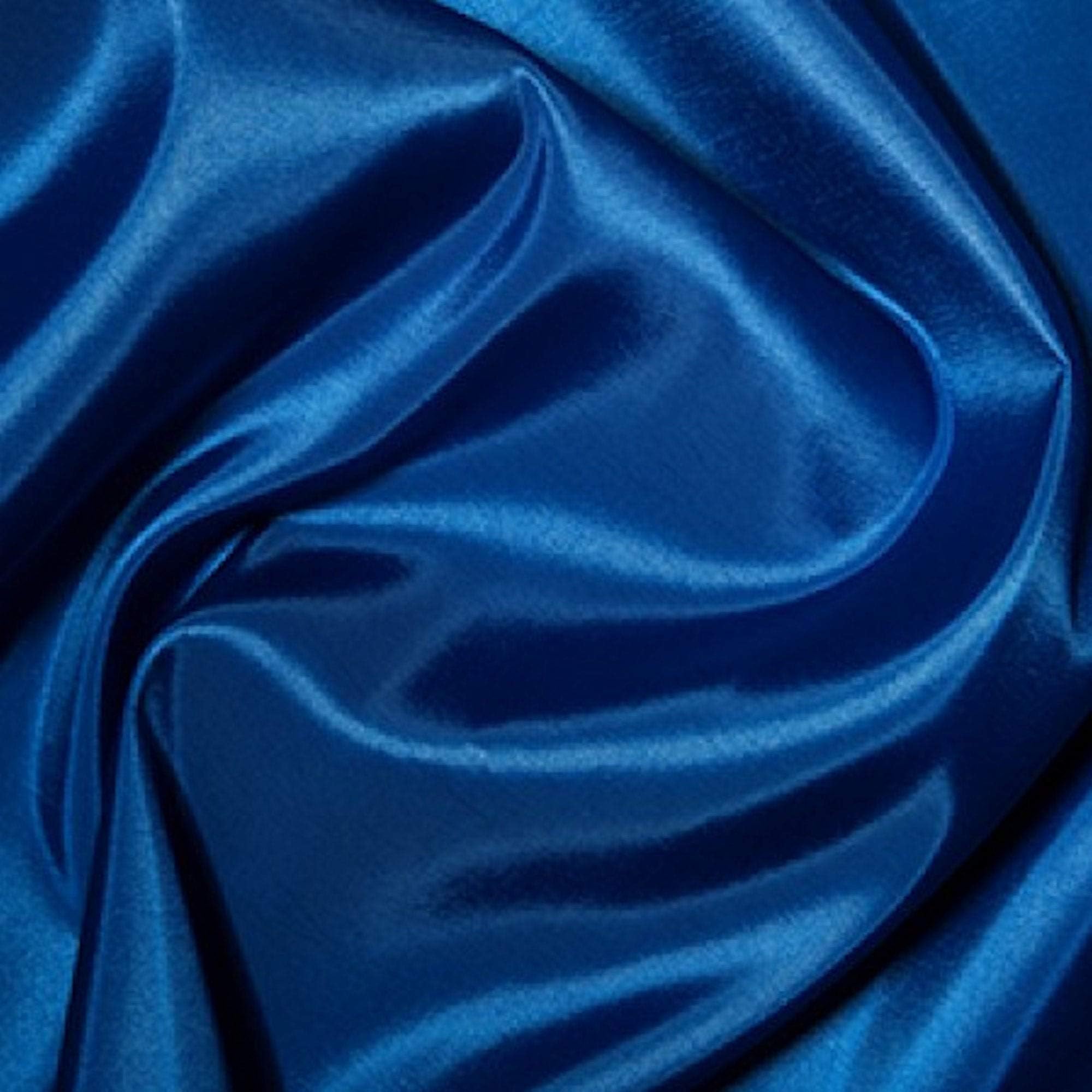 Plain Shot Taffeta Fabric - Royal Blue (235) - per metre