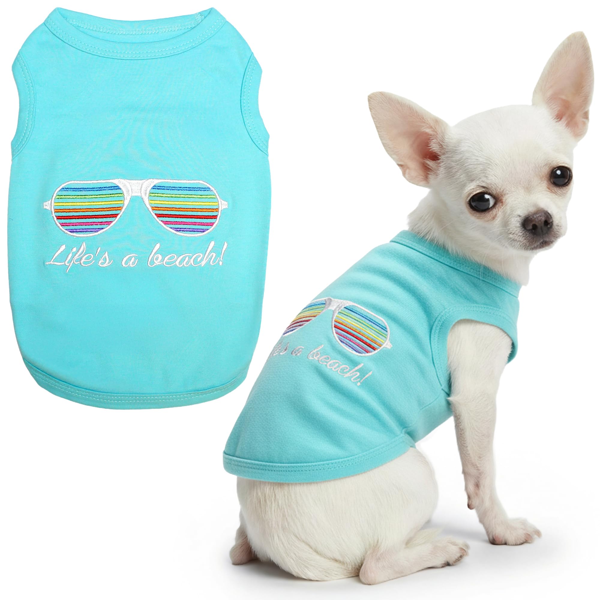 Parisian Pet Life's a Beach! T-Shirt, XX-Small