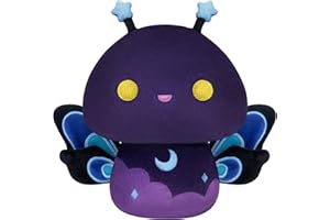 Mewaii 8 Inch Mushroom Plush, Dragonfly Plush Pillow Soft Plushies Squishy Pillow, Cute Starry Dragonfly Stuffed Animals Kawaii Plush Toys Decoration Gift for Girls Boys