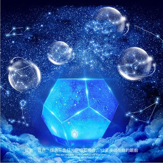 JAY-LONG Luz De Noche LED, Doce Constelaciones Creativas ...