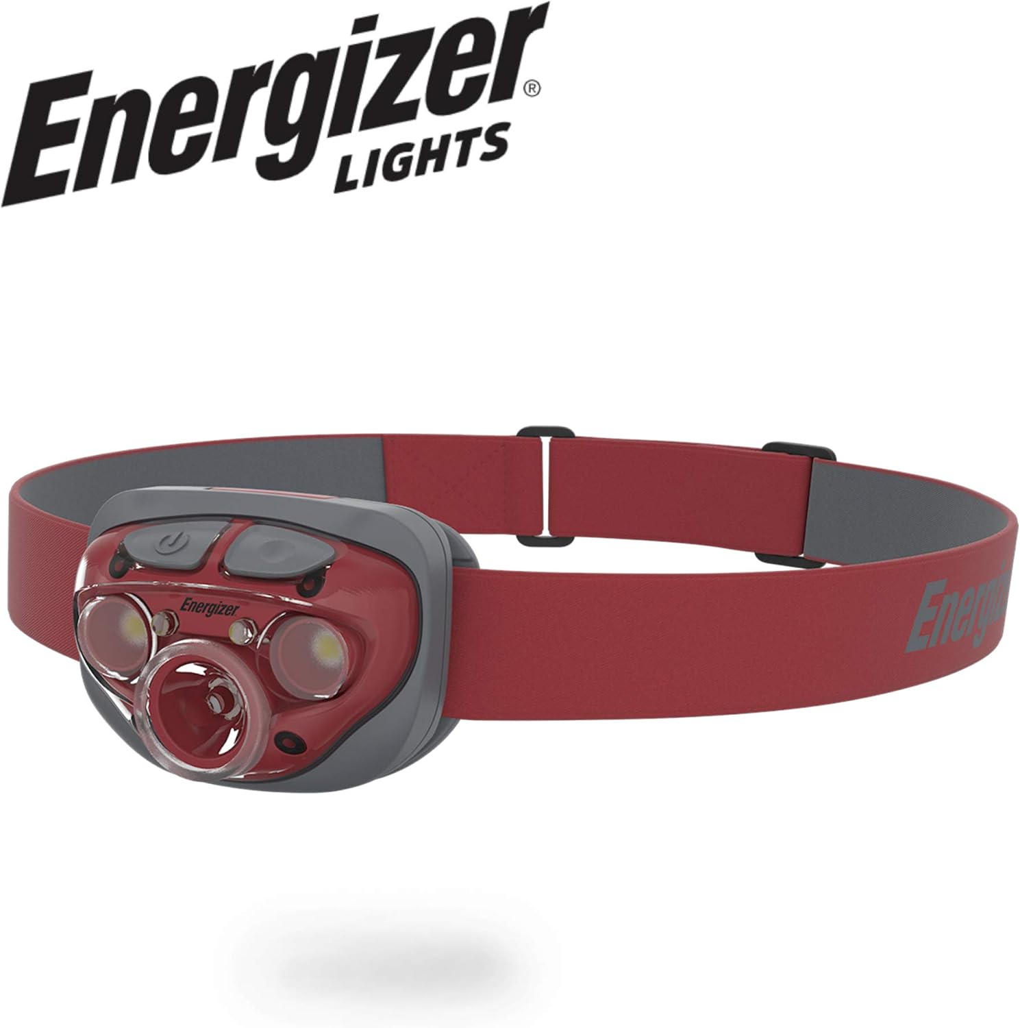 Energizer High-Powered LED Headlamp Flashlights, IPX4 Water Resistant, Super Bright LED, Multiple Light Modes, Best Headlight for Camping, Running, Outdoors, Emergency Light, Batteries Included