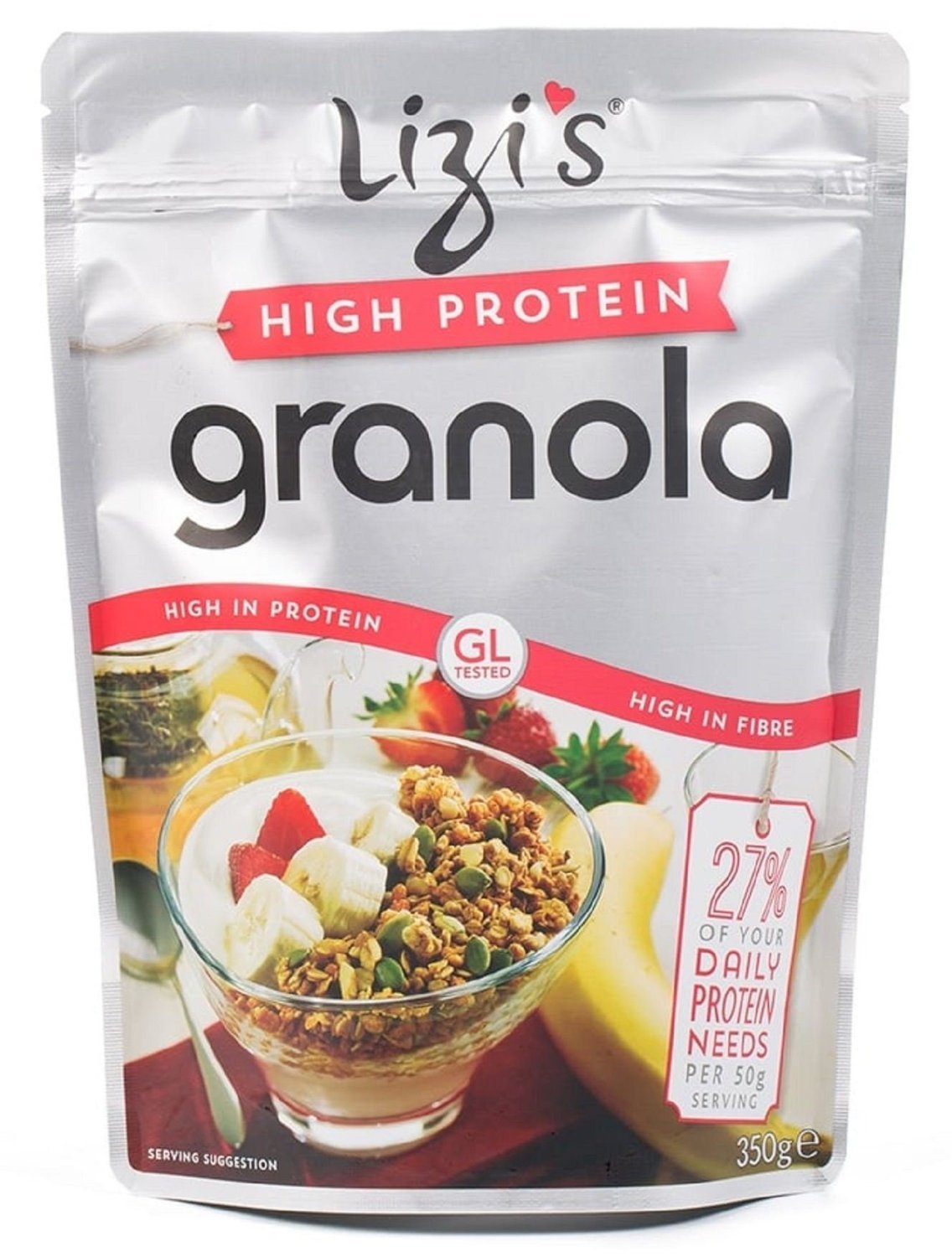 Lizi's High Protein Granola 350g (Pack of 4)