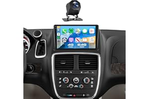 [4+64G] Car Stereo for Dodge Grand Caravan 2008-2020 Town&Country 2011-2016 Wireless Carplay Android Auto,9" Touch Screen Rad