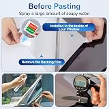 Lifetree One Way Window Film Privacy Heat Reflective Mirror 44.5x200cm Black view 8