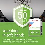 Toshiba S300 6TB Internal Surveillance Hard Drive 3.5" SATA HDD 64 HD cams view 5