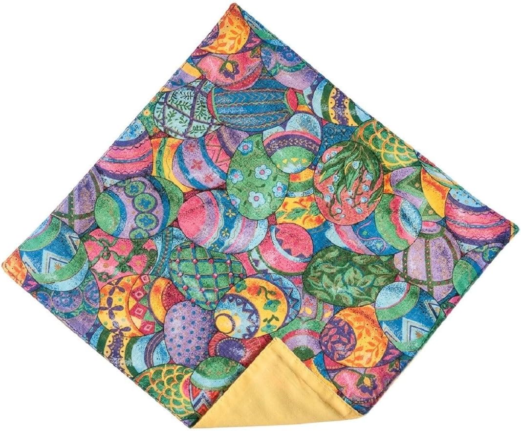 Mens Pocket Square Easter Egg Holiday Pattern Handkerchief