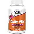 NOW Foods Supplements, Daily Vits™, One Tablet Daily with Lutein & Lycopene, 100 Tablets
