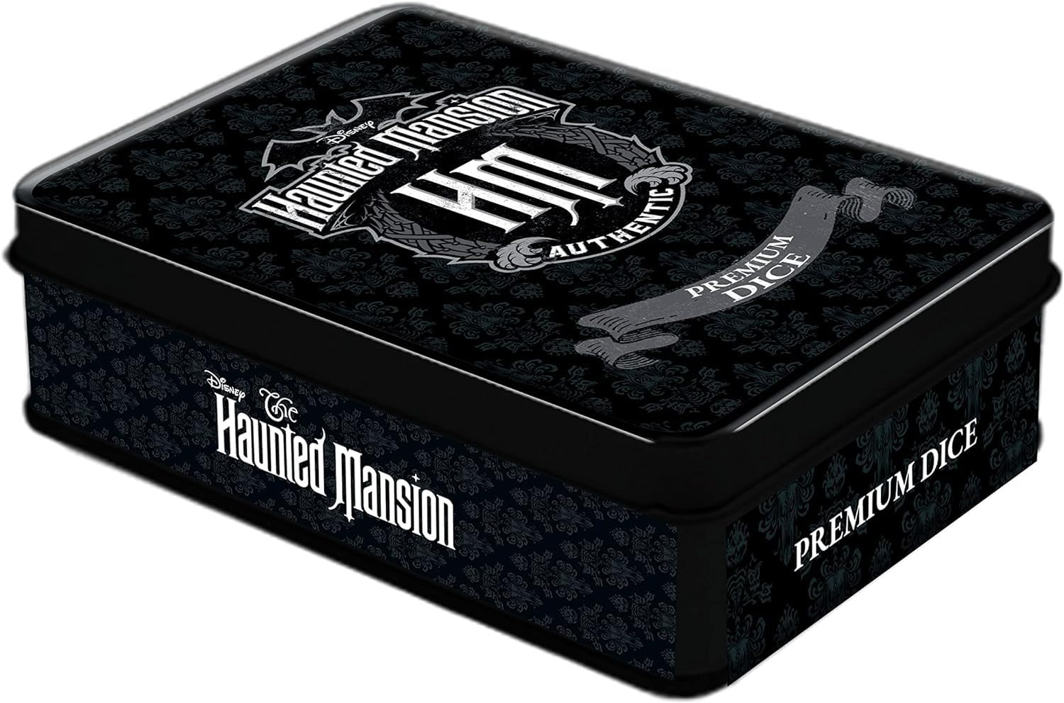 Disney The Haunted Mansion Premium Dice Set | Collectible d6 Dice | Custom Dice with Collectible Tin Case | Officially Licensed Disney 6-Sided Dice