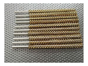 12 Gold Bling Cake Pop Sticks Lollipop Sticks 6" Sticks