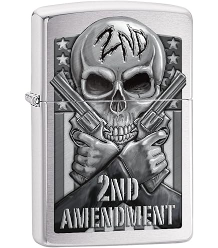 Amazon.com: Zippo Lighter: Lucky Bastard Skull - Black Matte 80196