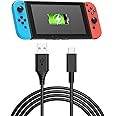 Charging Cable for Switch/Switch Lite/Switch OLED, Charger for Switch and Switch Lite, for Samsung Galaxy S9 S8 Note 8 and Other USB C Cable (9.8ft) Black