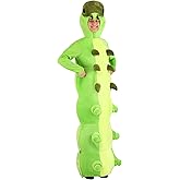 Adult Green Caterpillar Halloween Costume | Plush Storybook Character Suit for Men and Women | Ideal for Themed Parties