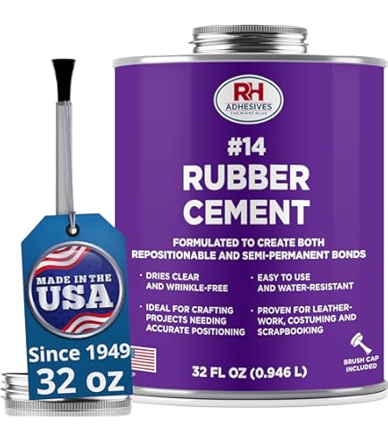 Amazon.com: Elmer's EPIE904 RUBBER CEMENT, REPOSITIONABLE, 4