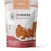 Cultures for Health Chevre Starter Culture | 4 Packets Mesophilic Powdered Active Cultures | Gluten Free Non-GMO Soft Goat Cheese | Beginner Friendly Artisan Cheesemaking | DIY Fresh Spreadable Cheese