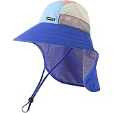 Moon Kitty Baby Girls Sun Hats Infant Toddler Sun Hat Kids Summer Water Hat Outdoor Adjustable Wide Brim Beach Hat UPF 50+