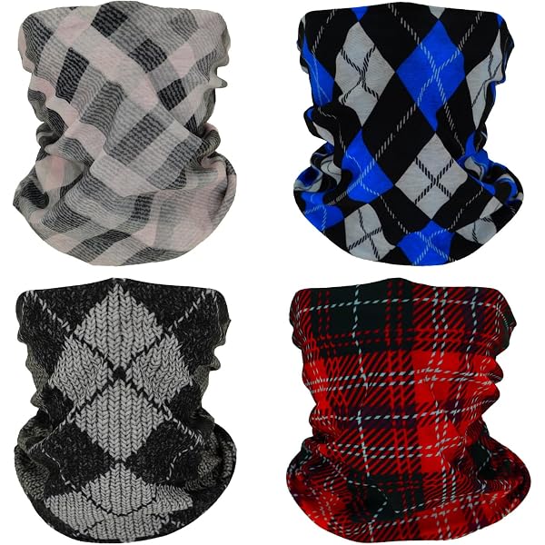 Passamontagna Donna Bandanas Multifonctions SMEHCF - Lot De 4 | Cache-Cou, Masque & Bandeau Respirant Bandeau Cagoule Sport Passamontagna Donna Bandanas Multifonctions SMEHCF - Lot De 4 | Cache-Cou, Masque & Bandeau Respirant Bandeau Cagoule Sport