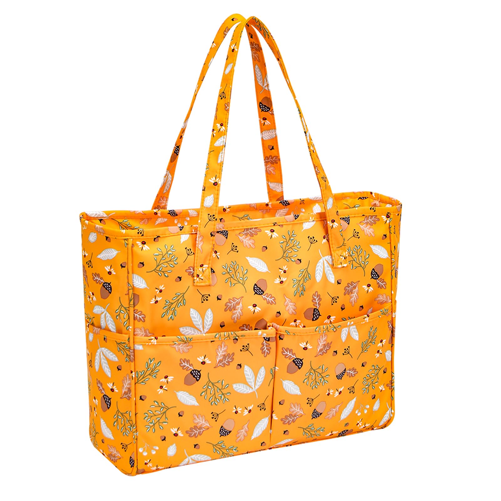 Coopay Craft Bag, Knitting Bags UK, Crochet Tote Bag, Craft Storage Bags for Crafting, Sewing, Cross Stitch or Embroidery, Crafters Bag, Knitting Project Travel Bag, Dragonfly