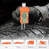 Preciva 2pcs Tyre Tread Depth Gauge 0-25.4mm Digital Large LCD UK view 3