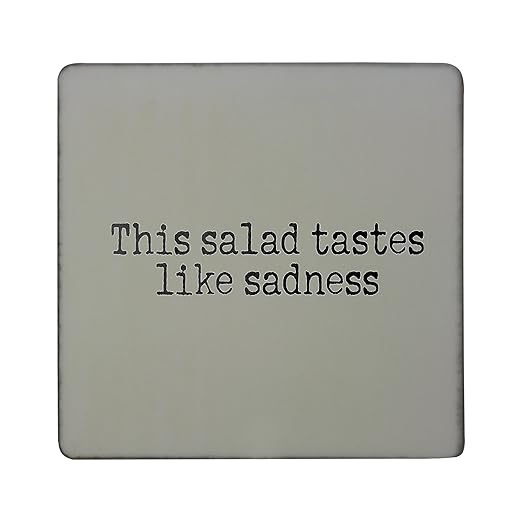 Compra Esta ensalada gustos como Tristeza rígido cuadrado imán ...