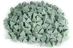 Joyzan Tumbling Media, Jewelry Polishing Buffing Abrasive Material Small Rock Grit Filler Triangle Pellets Making Tool for Vi