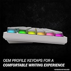 HK GAMING 112 Double Shot PBT Shine Through Pudding