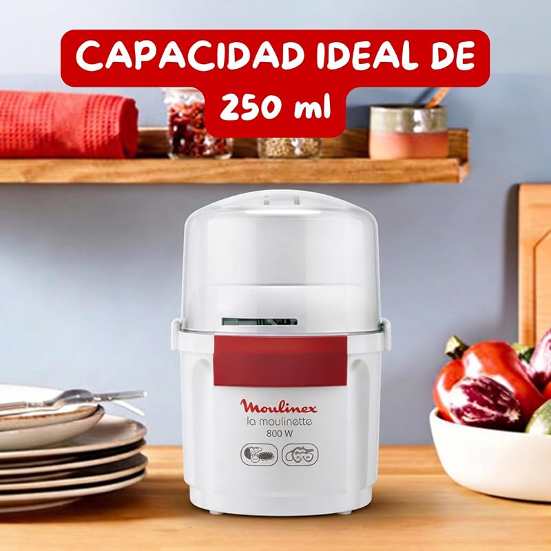 la Moulinette, 800 W Chopper, capacidade de 200 gr
