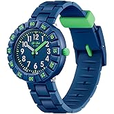 Flik Flak Boy Kids Watch Biosourced Quartz Waterproof Solo Dark Blue