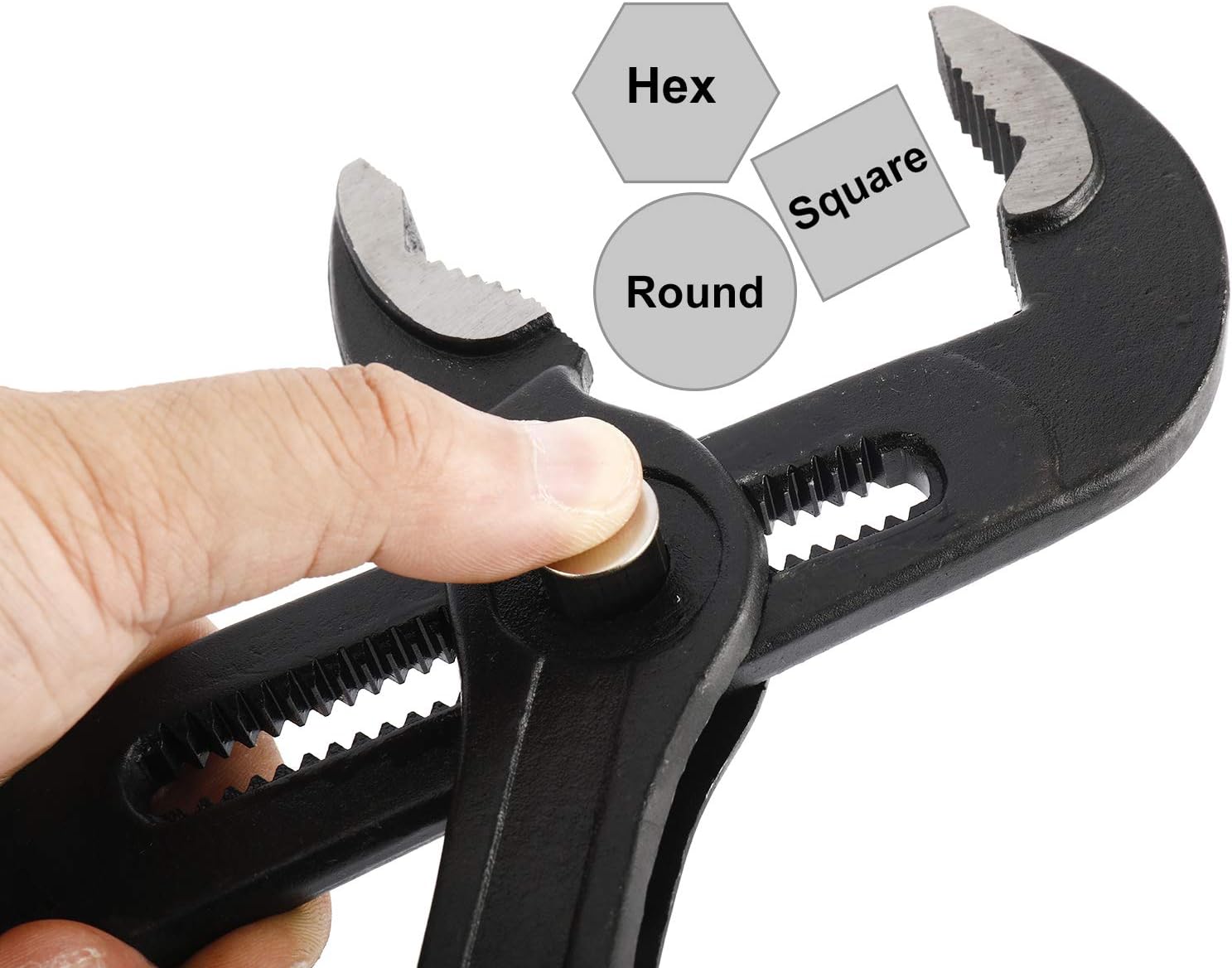 3PCS Water Pump Pliers Set 7&10&16Inch Channel Lock Pliers Quick