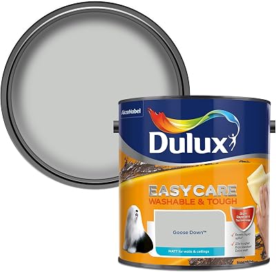 Dulux Easycare Washable Matt Emulsion Paint Goose Down 2.5L Walls Ceilings
