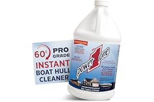 Power #1 One Rust Remover Liquid 1 Gallon Made in USA – Multipurpose Hard Water Stain Remover, Brake Dust and Wheel Cleaner, 