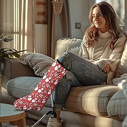 LedBack Christmas Cast Sock Cover for Foot Kids Leg