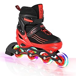Kids Inline Skates for Girls Boys with All Wheels