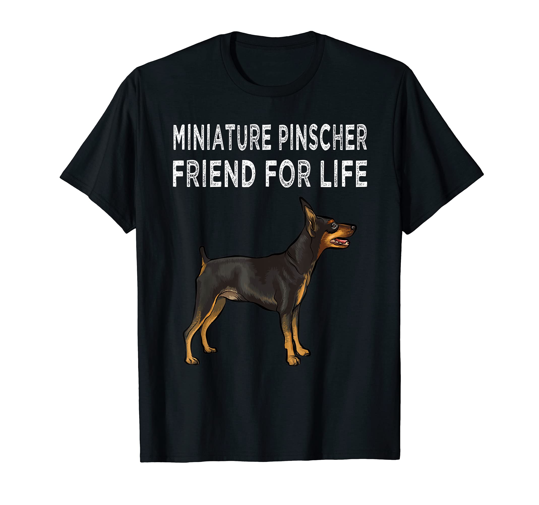 Miniature Pinscher Friend For Life Dog Friendship T-Shirt