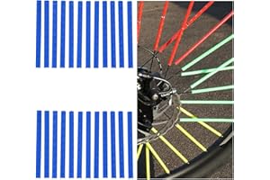 Bike Wheel reflectors, 360° Bicycle Spoke reflectors, Bicycle Wheel Rim Spoke Clip, Bicycle Tube Strip Safety Warning Reflect