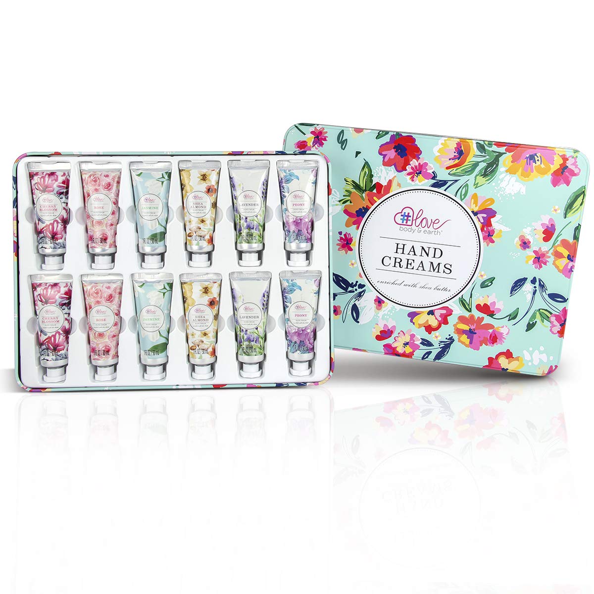 Hand Cream Gift Set - Pack of 12 Hand Lotion Enriched with Shea Butter and Glycerin to Nourish and Deeply Moisturize Rough Hands, 12 x 1.0 oz Travel Size Hand Lotion, Best Gifts for Women : Beauty