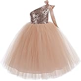 ekidsbridal One-Shoulder Sequin Tutu Flower Girl Dress Corset Dress Wedding Pageant Dresses Ball Gown Tutu Dresses