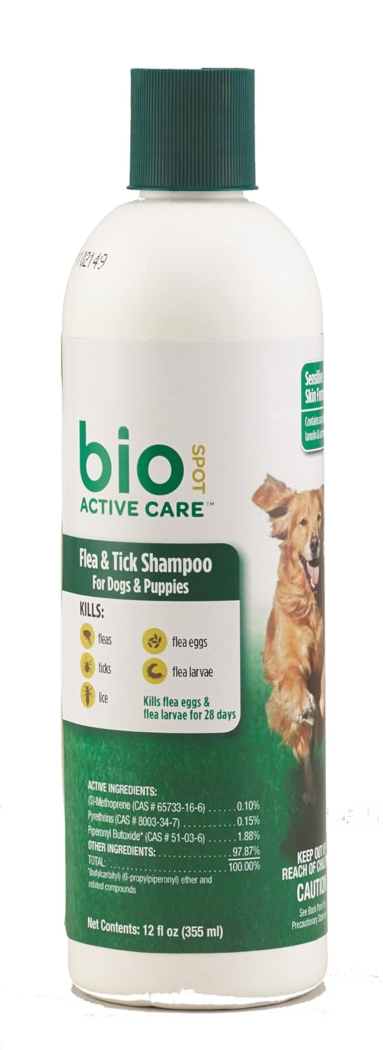 Bio Spot Active Care Flea & Tick Dog Shampoo eBay