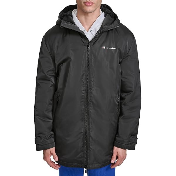 Champion Men's Full Length Stadium Jacket with Fleece Lining