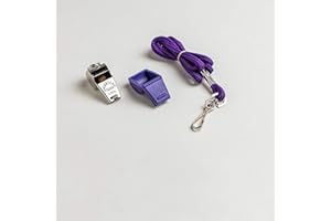 THE AMERICAN WHISTLE CORPORATION American Whistle Corporation American Classic Whistle - 126 db Solid Brass Whistle with Paracord Lanyards and Safe-T-Tip - Made in America