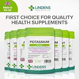 Lindens Potassium 200mg 500 Tabs with Vitamin C 50mg UK Made Vegan view 8