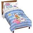 Jay Franco Moonbug Little Baby Bum Sing with Me 4 Piece Toddler Bed Set - Super Soft Microfiber Bed Set Includes Toddler Size Comforter & Sheet Set (Official Moonbug Product)