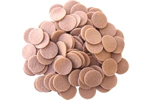 Playfully Ever After Camel Brown Craft Felt Circles (3/4 Inch - 150pc)