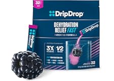 DripDrop Hydration - Electrolyte Powder Packets - Berry - 32 Count