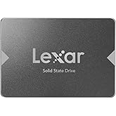 Lexar 512GB NS100 SSD 2.5” SATA III Internal Solid State Drive, Up to 550MB/s Read, Gray (LNS100-512RBNA)