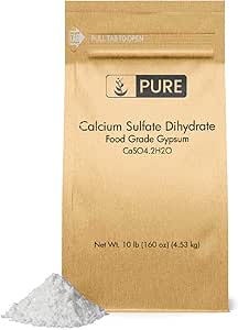 Amazon.com: Calcium Sulfate (Gypsum) (10 lb.) by Pure Organic