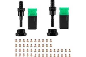 Wadayu 2PCS M6 Replacement Mandrel for Riveter and 50PCS Rivet Nuts, Hand Rivet Tool Accessories