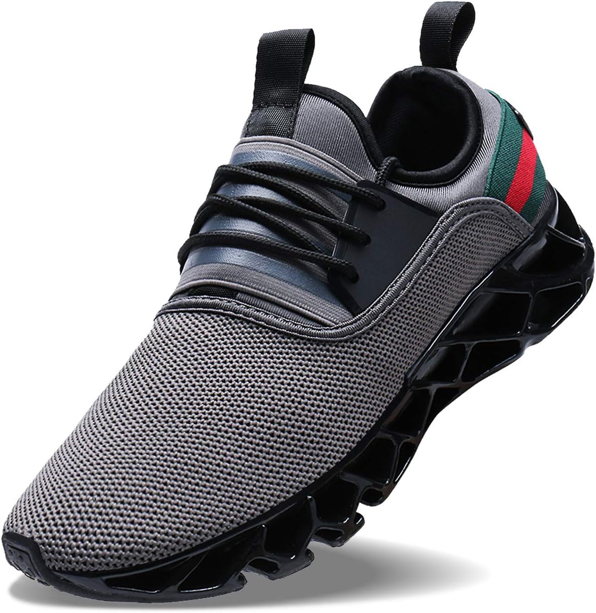 Wonesion Mens Trainers Casual Running Sneakers Fashion Non-Slip Gym Sports Shoes