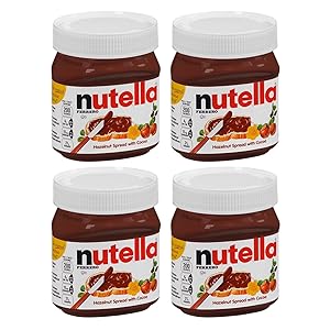 Nutella Hazelnut Spread 13 oz. Jar - Pack of 4