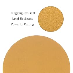 Kozelo 50pcs No Hole Sanding Discs- [ 8 Inch 320